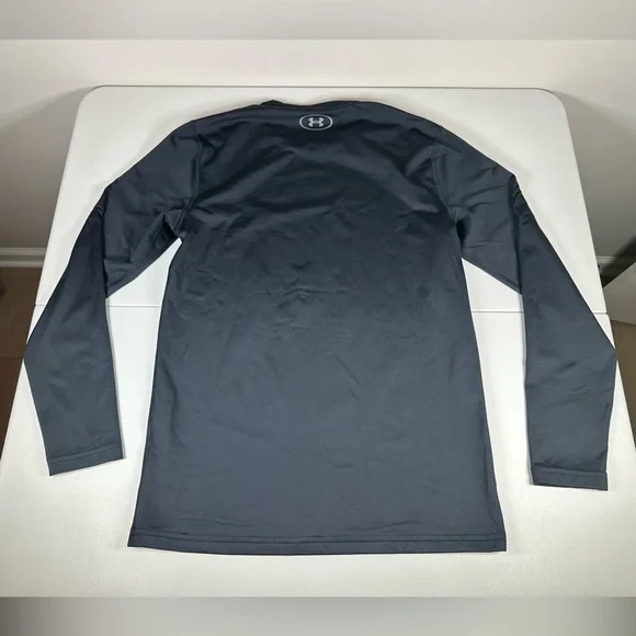 Under Armour Tech Cold Gear Fitted Fleece-Lined Compression Long Sleeve Tee - Picture 8 of 8